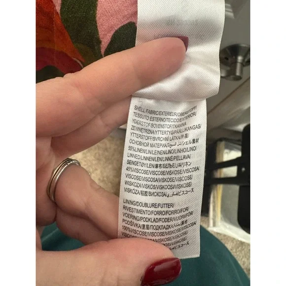 FARM RIO Cocoa Forest Cut-Out Mini Dress Size S Tropical‎ Beachy Vacation - Picture 7 of 9